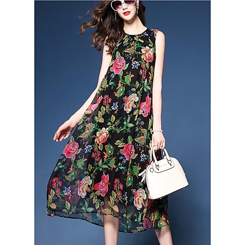 Female dress, floral print