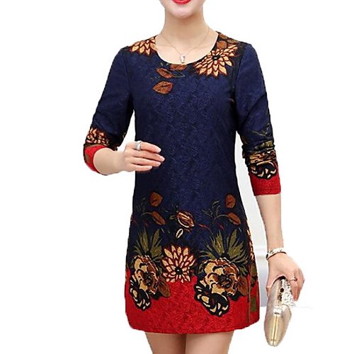 Women daily slim A-line dress